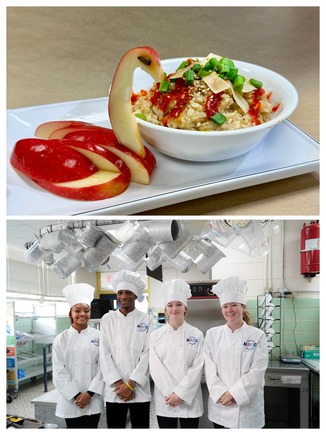 jr chef winners + egg roll in a bowl