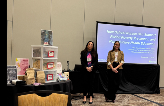 presenters for period poverty session