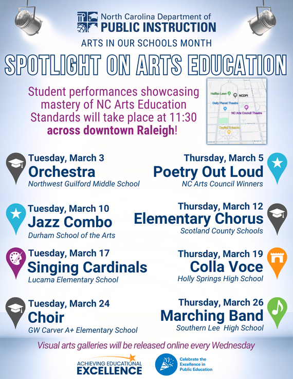 Lineup image of performances