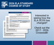2017 and 2026 ELA Standard Course of Study Crosswalk Promo Image, Decorative