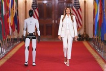 Melania Trump and Robot