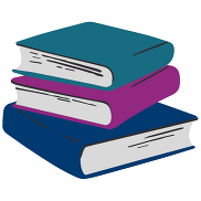 stacked books icon