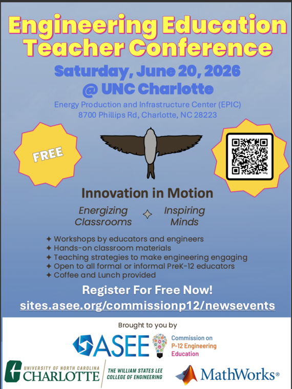 Engineering Education Teacher Conference flyer