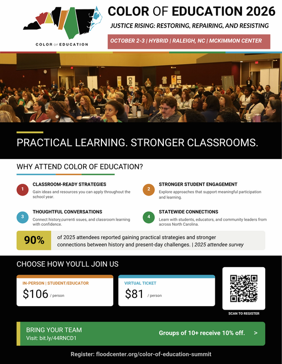 Color of Education Flier