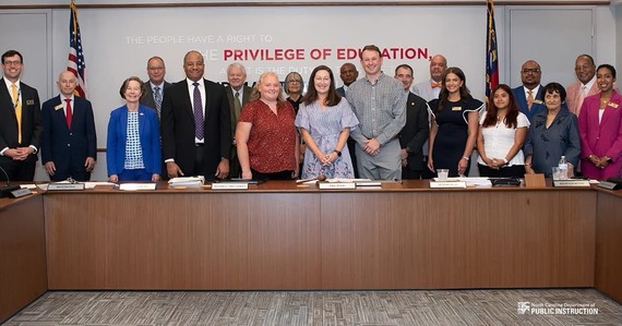 Audrey Vinson celebrated at SBE meeting