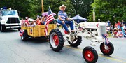 4th of July parade with tractor