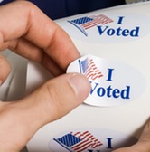 I voted sticker