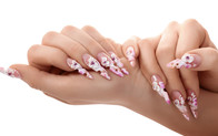 Beautiful nails decorated