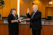 J.R. Rowell Being Sworn In