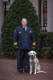 Kevin Rigoli & K9 Camden Headshot