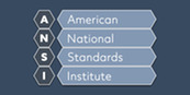 ANSI: graphic showing that ANSI stands for American National Standards Institute