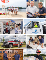 Collage of various county employee teams and departments