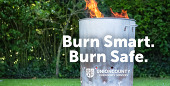 Union County Emergency Services reminds you to Burn Smart. Burn Safe.