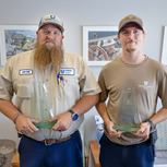 Lifesaver Award recipients with Union County Water 