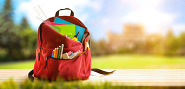 Backpack filled with School Supplies