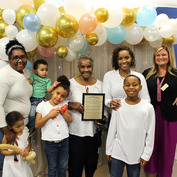 Bringing a family together.