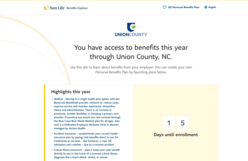 Benefits Explorer website screenshot