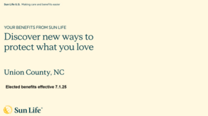 Sun Life Presentation Screenshot