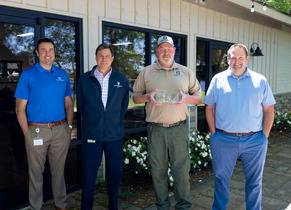 Management Team with Bobby Cobb Award Recipient Jared Steele