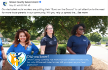 Watch Social Services Staff Perform Boots on The Ground to Spread Awareness of Foster Care Recruitment