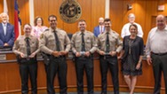 Deputy Tucker, Sgt. Williams, Deputy McWhorter, Deputy  La Sala, Melissa Merrell, and Sheriff Eddie Cathey