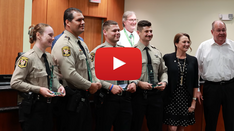 Five Deputies Receive Lifesaver Award video screenshot with play