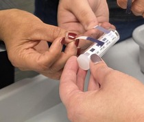 Testing with test strips