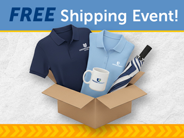 UC Store free shipping graphic