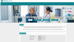 new employee health and wellness center website
