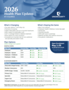 health plan changes one page overview flyer