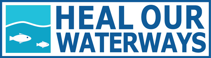 Heal Our Waterways banner graphic