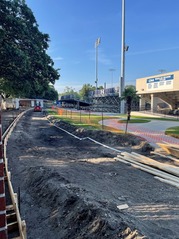 UNCW Baseball Stadium 319 Project Excavated