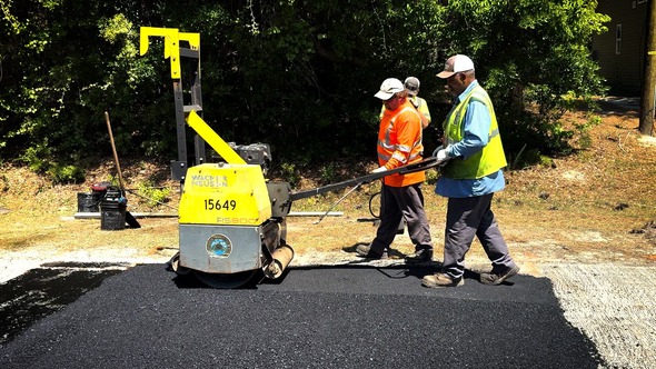 Speed hump install