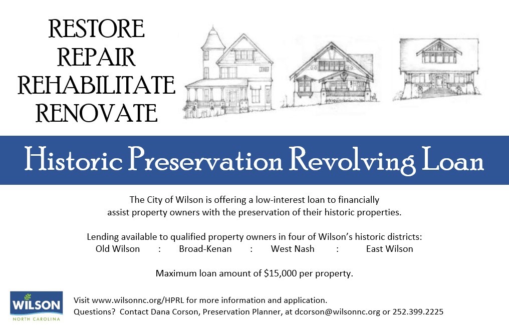 Historic Preservation Revolving Loan Flyer