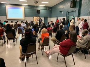 Reid Street Center meeting drew a crowd