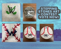 Kids division of stone art contest