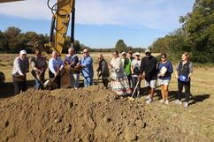 Pickleball groundbreaking in October 2023