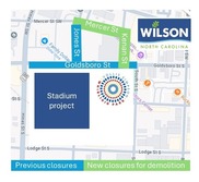 New road closure downtown