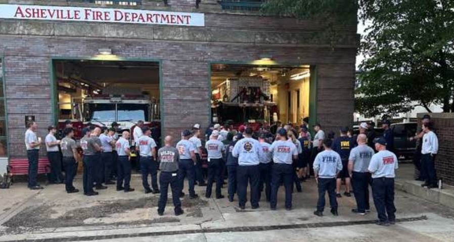 Asheville Fire Department welcomes mutual aid firefighters