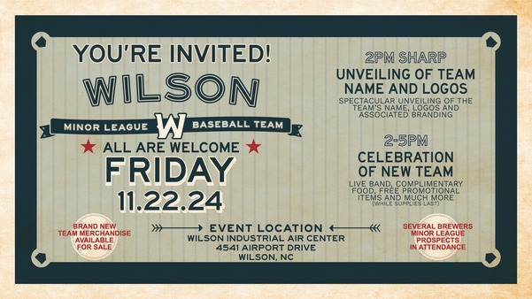 baseball announcement invite