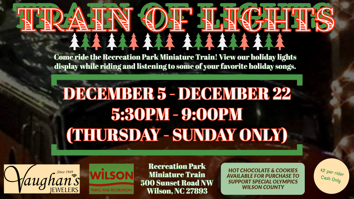 Train of Lights raises money for Special Olympics