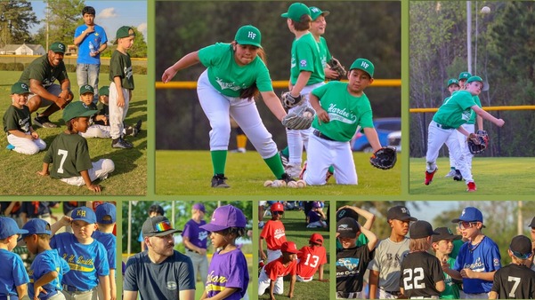 Baseball opening day collage