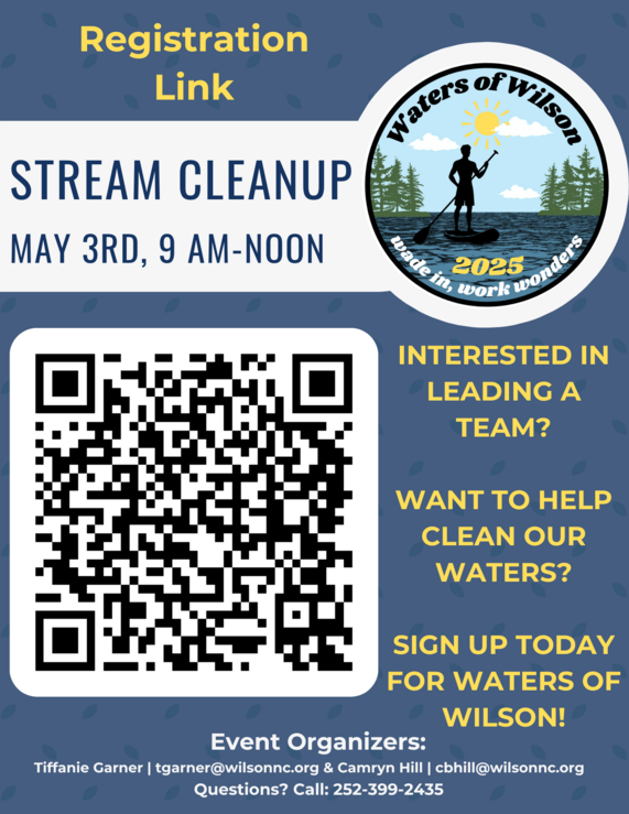 Waters of Wilson signup going on now