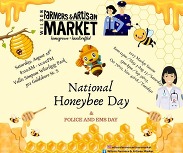 honey bees, police officers, and first responder characters