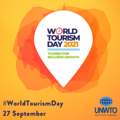 Image says World Tourism Day 2021 Tourism for Inclusive Growth #WorldTourismDay 27 September