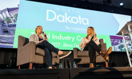 twins speaking at conference