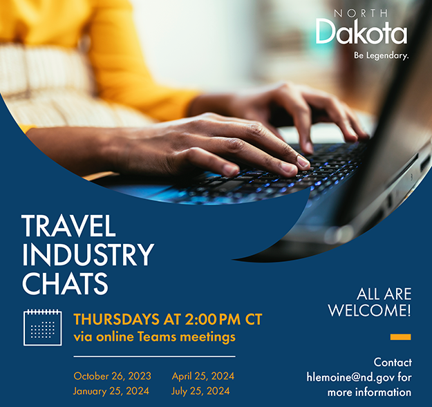 Travel industry chat flyer