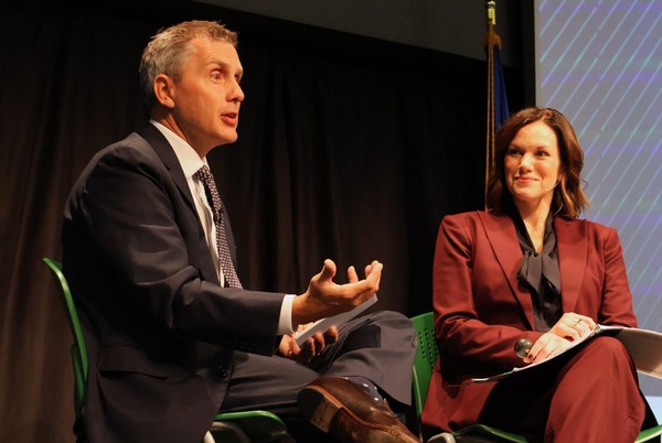 Governor Armstrong and Workforce Development Commissioner Katie Ralston Howe