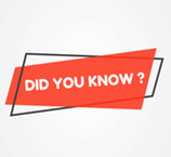 Did you know block text on red background