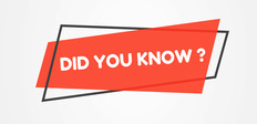 Did you know block text on red background